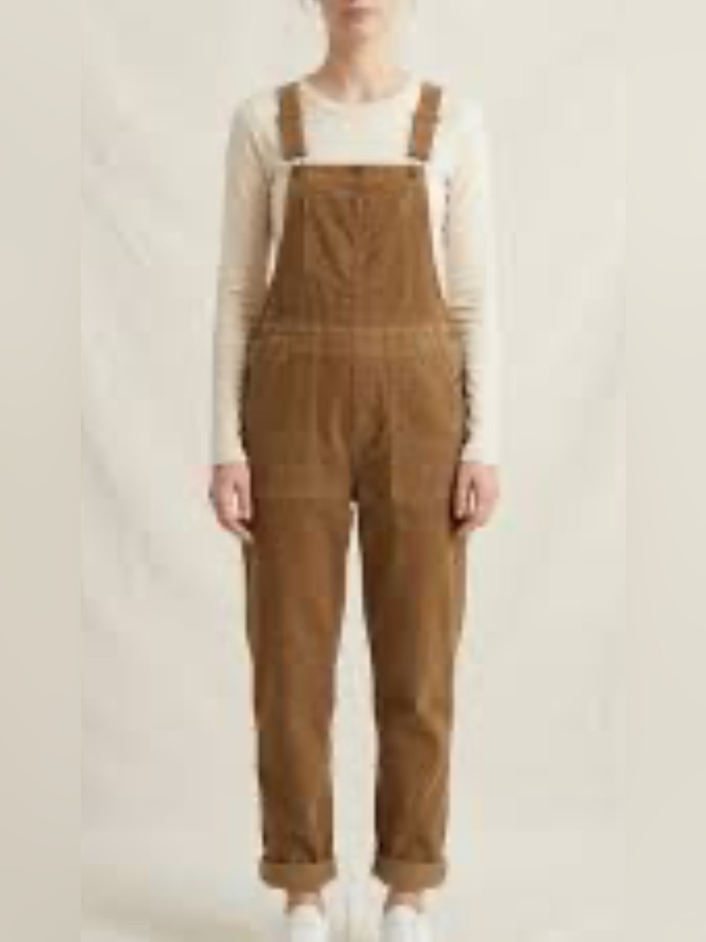 Aerie straight leg corduroy overalls size medium new without tags!